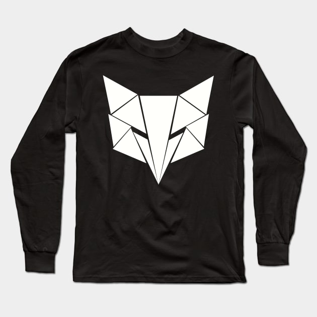 geometric animal, fox of triangles Long Sleeve T-Shirt by SAMUEL FORMAS